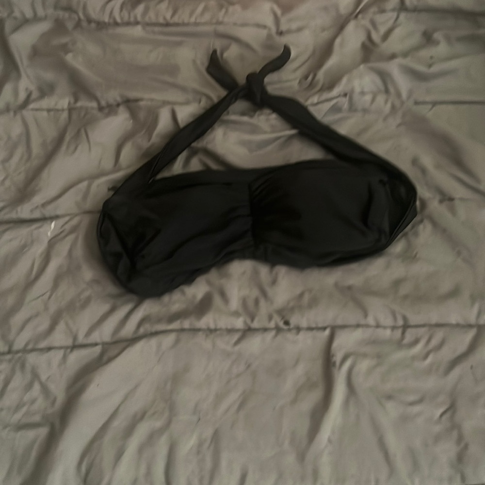 Black bathing suit top